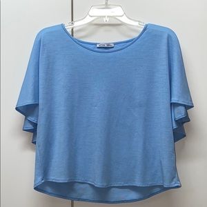 blue Zara top!